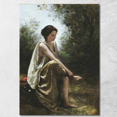 Euridice Ferita Jean-Baptiste-Camille Corot jbc311 quadro stampa su tela