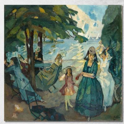 Regata 2 Leo Putz lpz43 quadro stampa su tela