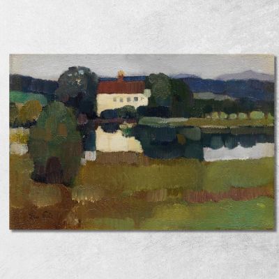 Castello A Se Hrtmannsberg Leo Putz lpz51 quadro stampa su tela