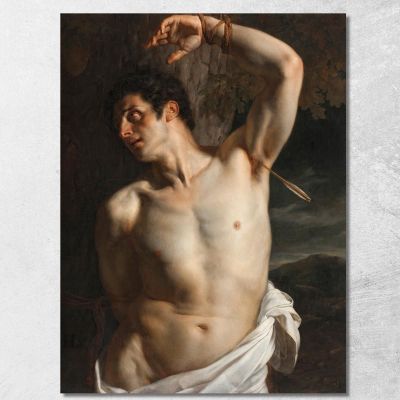 San Sebastiano Paul Delaroche pdl17 quadro stampa su tela