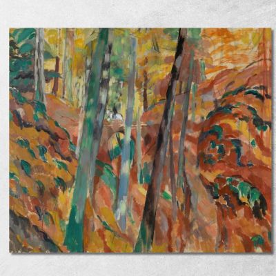 Il Burrone A Rik Wouters rwo32 quadro stampa su tela