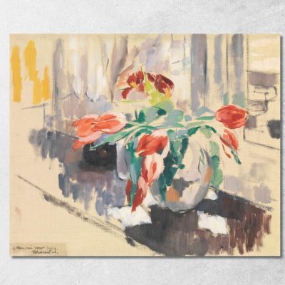 Tulipani Rik Wouters rwo35 quadro stampa su tela