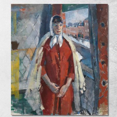 Donna Alla Finestra Rik Wouters rwo37 quadro stampa su tela