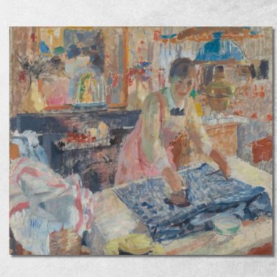 Donna Che Stira Rik Wouters rwo40 quadro stampa su tela