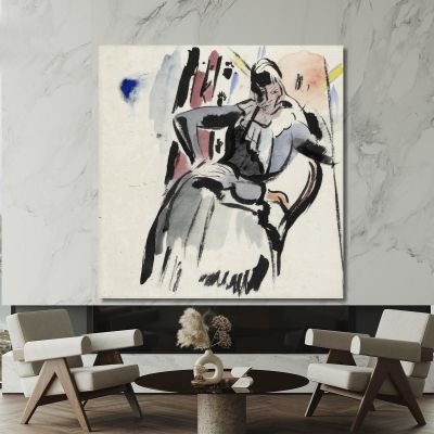 Mujer Sentada Rik Wouters, rwo45 cuadro en lienzo