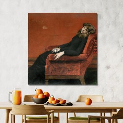 El Joven Huérfano William Merritt Chase, wmc105 cuadro en lienzo