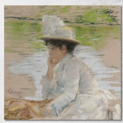 Ritratto Senza Titolo Della Signora Chase William Merritt Chase wmc107 quadro stampa su tela