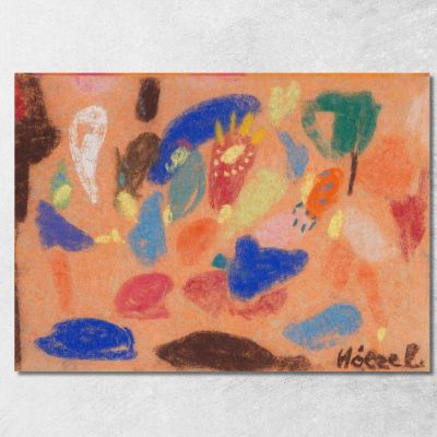 Composizione 4 Adolf Hölzel ahl29 quadro stampa su tela