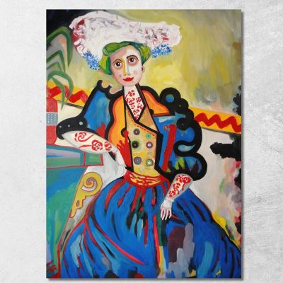 La Donna Amadeo de Souza-Cardoso asc1 quadro stampa su tela