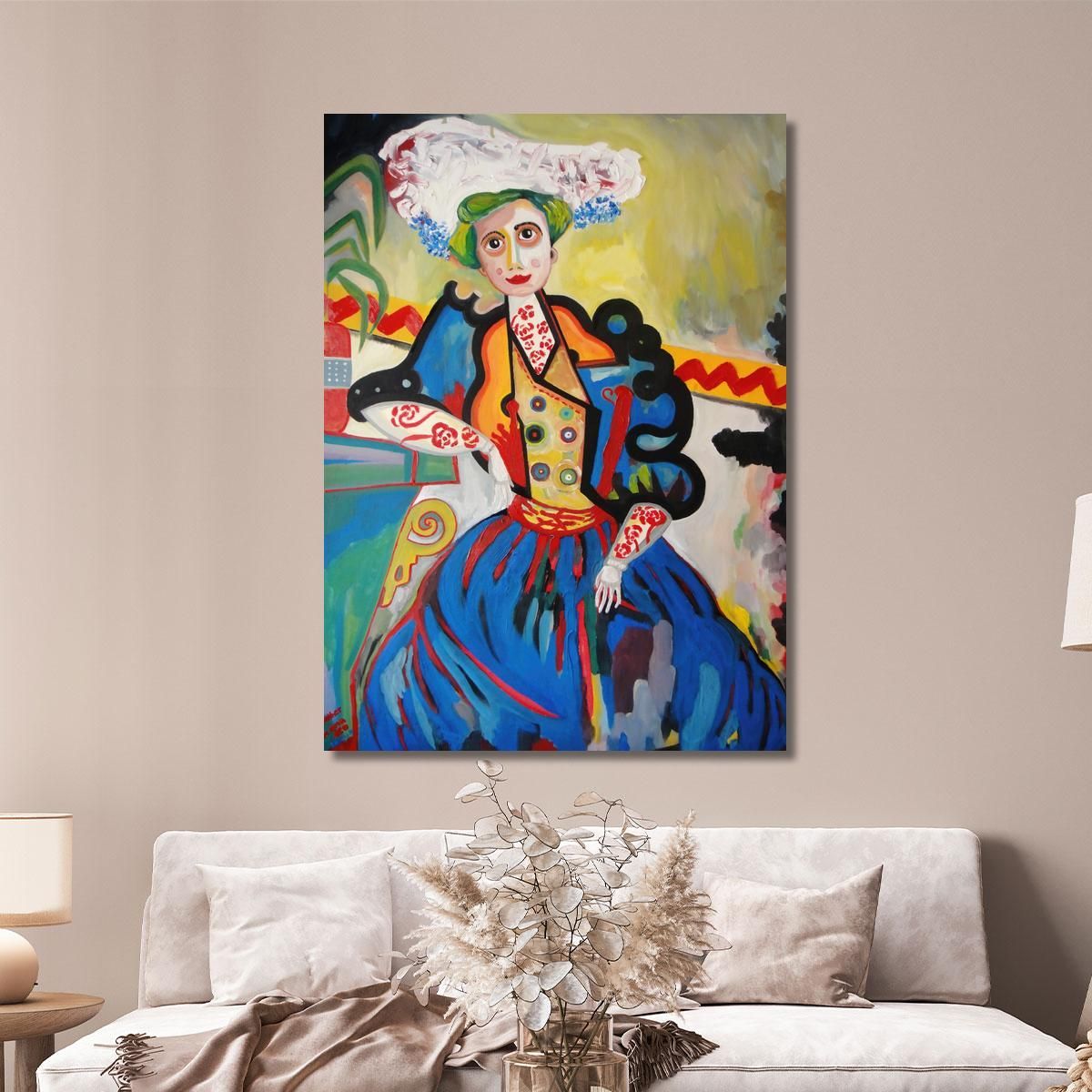 La Donna Amadeo de Souza-Cardoso asc1 quadro stampa su tela