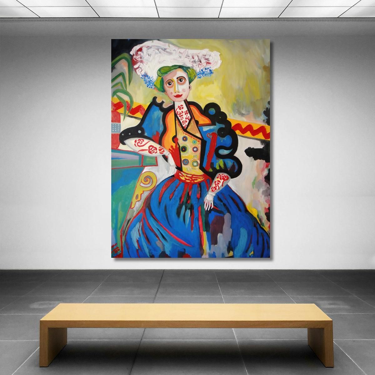 La Donna Amadeo de Souza-Cardoso asc1 quadro stampa su tela