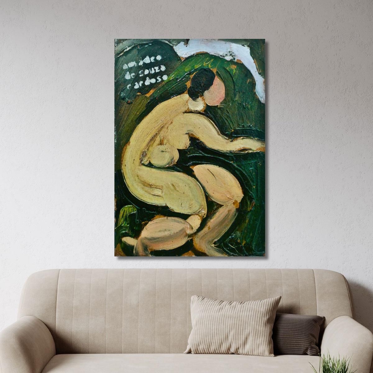 All'Aria Aperta Nudo Amadeo de Souza-Cardoso asc2 quadro stampa su tela
