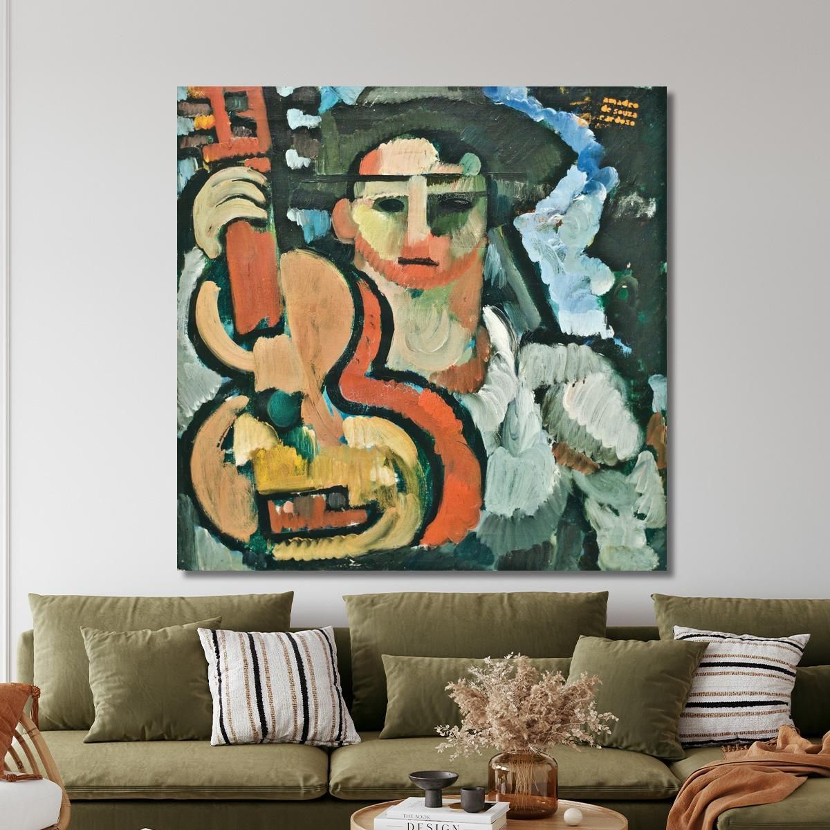 Cavaquinho Amadeo de Souza-Cardoso asc4 quadro stampa su tela