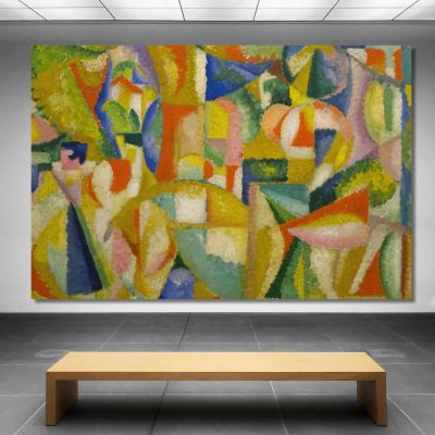 I Cavalieri Amadeo de Souza-Cardoso asc8 quadro stampa su tela