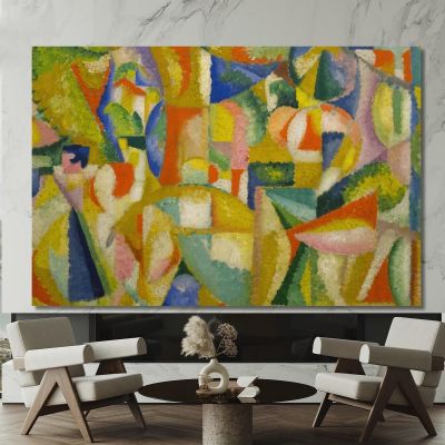I Cavalieri Amadeo de Souza-Cardoso asc8 quadro stampa su tela