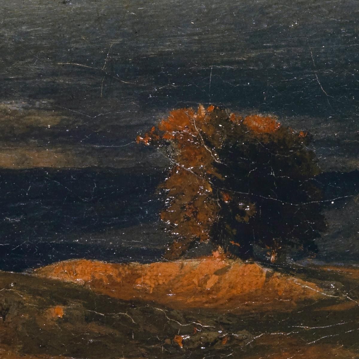 Paesaggio Al Tramonto Arnold Böcklin abk20 quadro stampa su tela