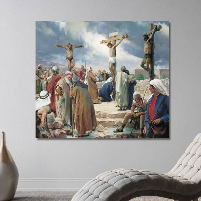 Crucifixion Carl Bloch, cbl12 canvas print