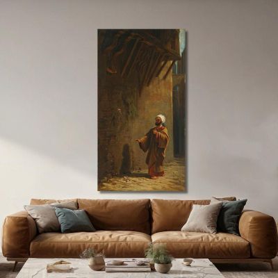Strada Al Cairo Türk Trova Rose A Cairo Street Carl Spitzweg, csp51 quadro stampa su tela