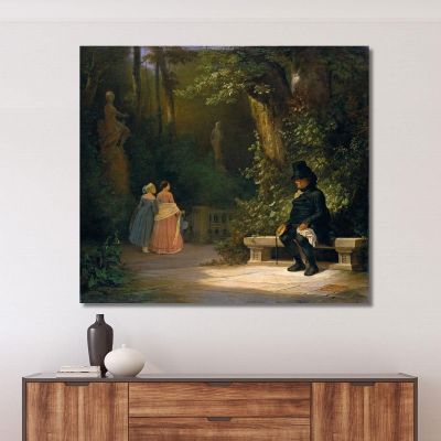 Le Veuf Carl Spitzweg, csp64 tableau impression sur toile