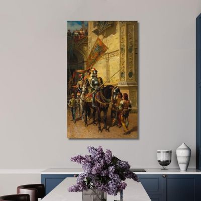 Alla Giostra Cesare Auguste Detti cad25 quadro stampa su tela