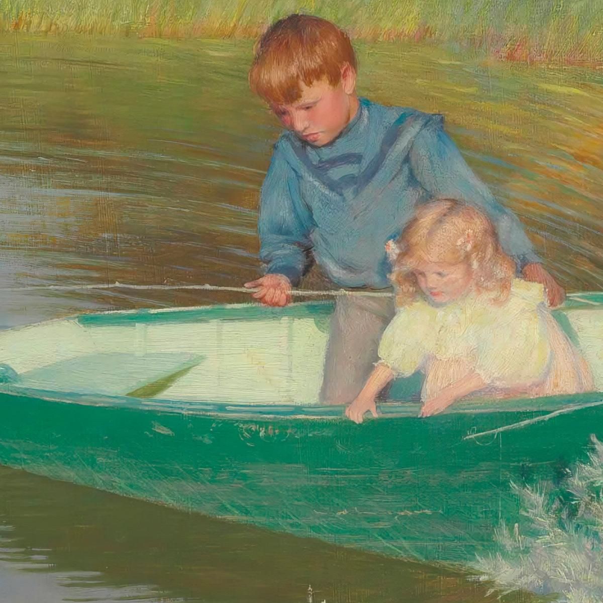 Grandi Aspettative Charles Courtney Curran ccc10 quadro stampa su tela