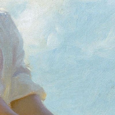 Sulle Alture Charles Courtney Curran ccc18 quadro stampa su tela