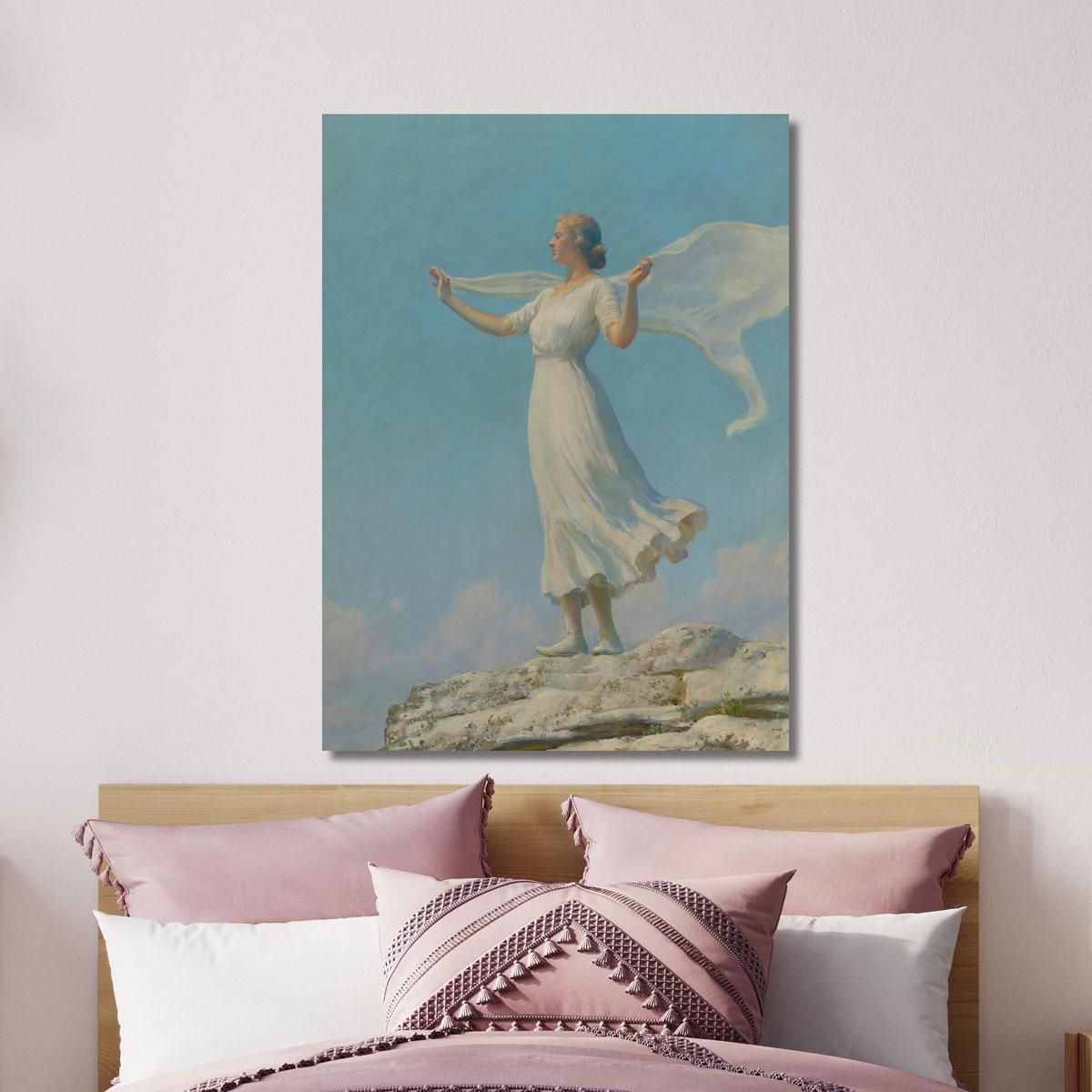 Il Vento Del Sud Il Giorno Ventilato Charles Courtney Curran ccc29 quadro stampa su tela