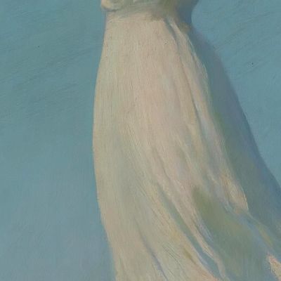Il Vento Del Sud Il Giorno Ventilato Charles Courtney Curran ccc29 quadro stampa su tela