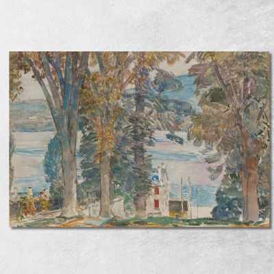 Newburgh New York Childe Hassam chs44 quadro stampa su tela