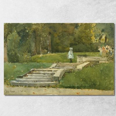 Saint Cloud Childe Hassam chs60 quadro stampa su tela