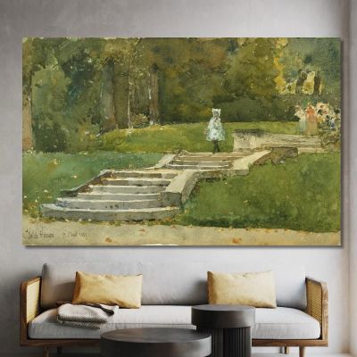 Saint Cloud Childe Hassam, chs60 quadro stampa su tela
