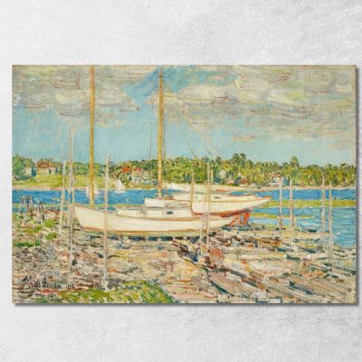 Il Porto Childe Hassam chs77 quadro stampa su tela