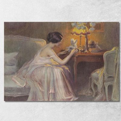 La Piccola Statua Delphin Enjolras dej35 quadro stampa su tela
