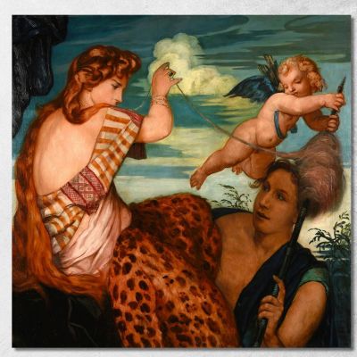 Ercole E Onfale Emile Bernard ebr20 quadro stampa su tela