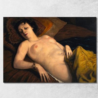 Sdraiato Nudo Con Braccialetto Emile Bernard ebr32 quadro stampa su tela