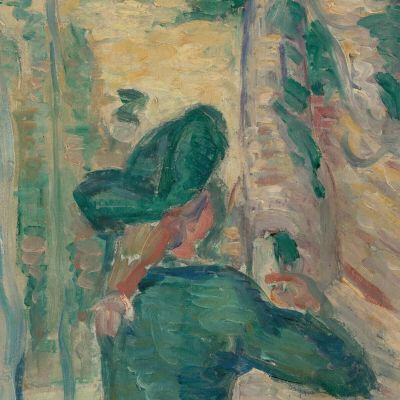 Scena Galante Emile Bernard ebr40 quadro stampa su tela
