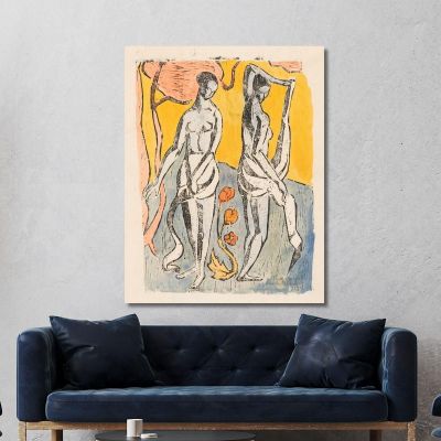 The Nymphs Emile Bernard, ebr46 canvas print
