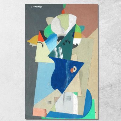 Vaso Di Fiori 2 Georges Valmier gvl73 quadro stampa su tela