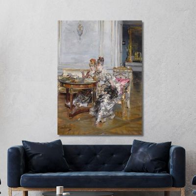 Vertrauen Giovanni Boldini, gbd14 drucken auf leinwand