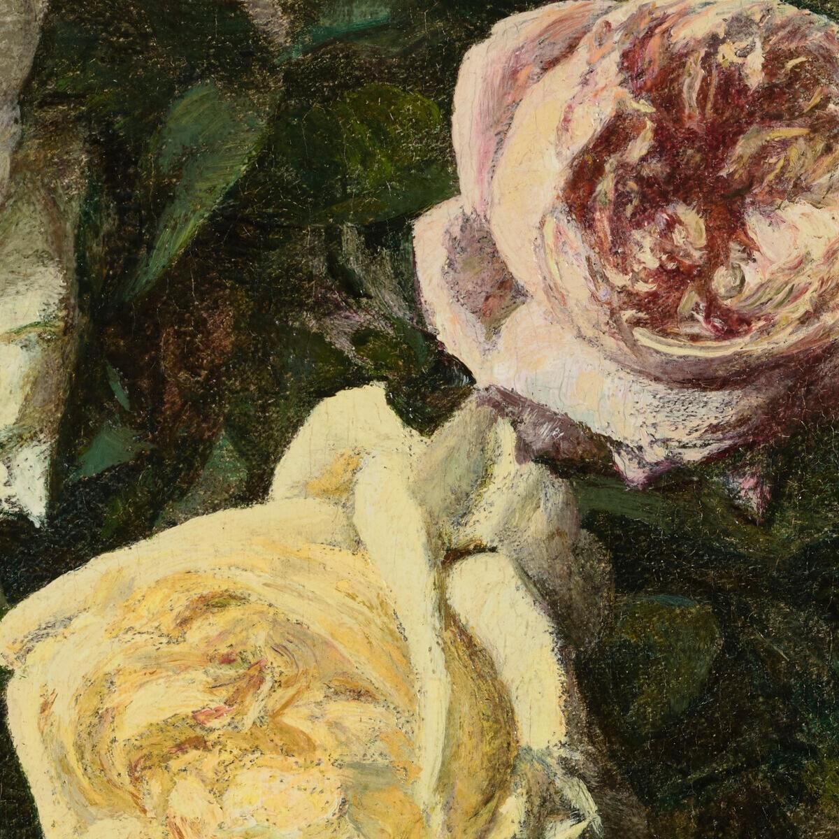 Rose 2 Henri Fantin-Latour hft78 quadro stampa su tela