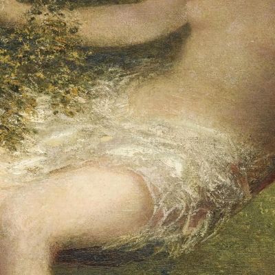 Sara La Bagnante Henri Fantin-Latour hft90 quadro stampa su tela