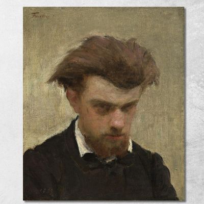 Autoritratto 2 Henri Fantin-Latour hft93 quadro stampa su tela