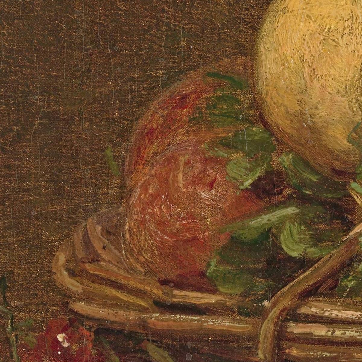 Natura Morta Con Frutta Henri Fantin-Latour hft103 quadro stampa su tela