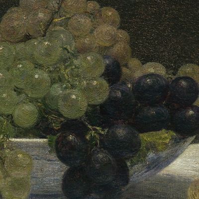 Natura Morta Con Uva E Garofano Henri Fantin-Latour hft104 quadro stampa su tela