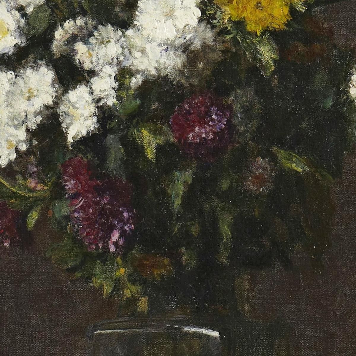 Vaso Di Fiori 2 Henri Fantin-Latour hft129 quadro stampa su tela