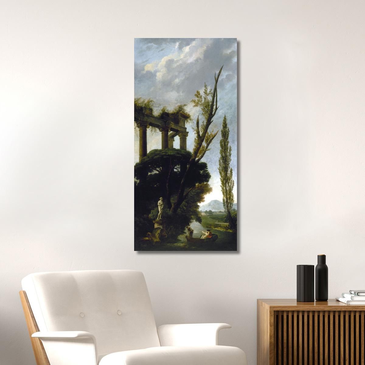 Venere Medici Hubert Robert hrb126 quadro stampa su tela