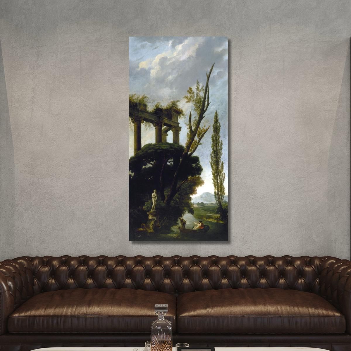 Venere Medici Hubert Robert hrb126 quadro stampa su tela