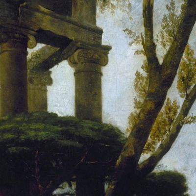 Venere Medici Hubert Robert hrb126 quadro stampa su tela