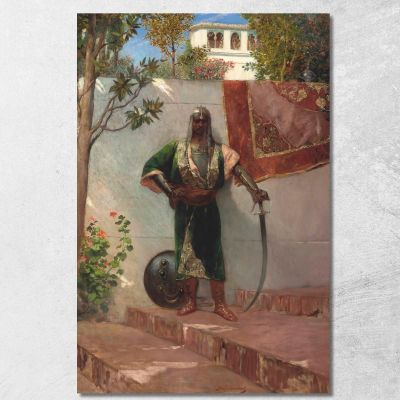 Un Giannizzero Jean-Joseph-Benjamin Constant jjb1 quadro stampa su tela