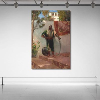 Ein Janitschar Jean-Joseph-Benjamin Constant, jjb1 drucken auf leinwand